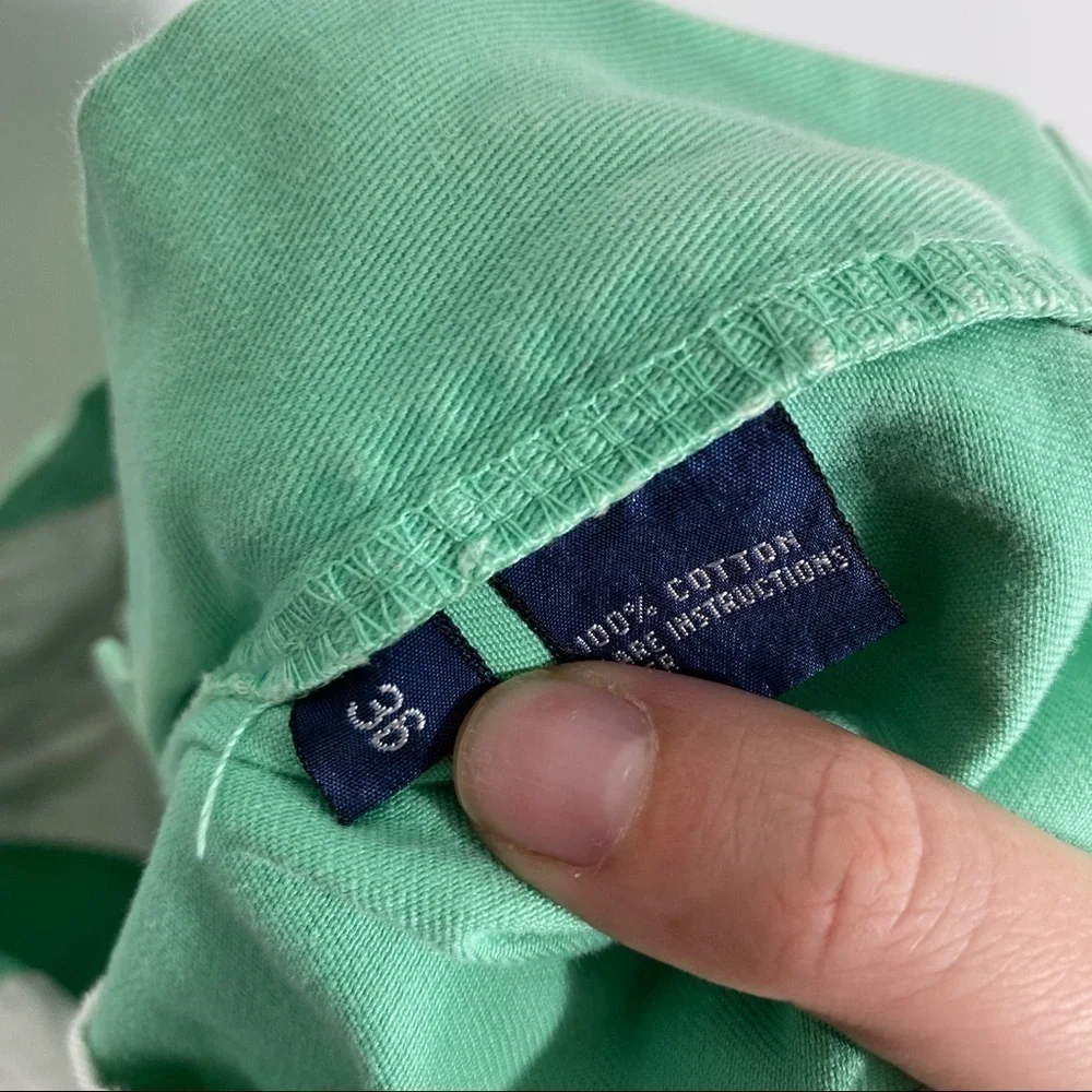 Polo Ralph Lauren Green Shorts 36 Men’s Flat Front